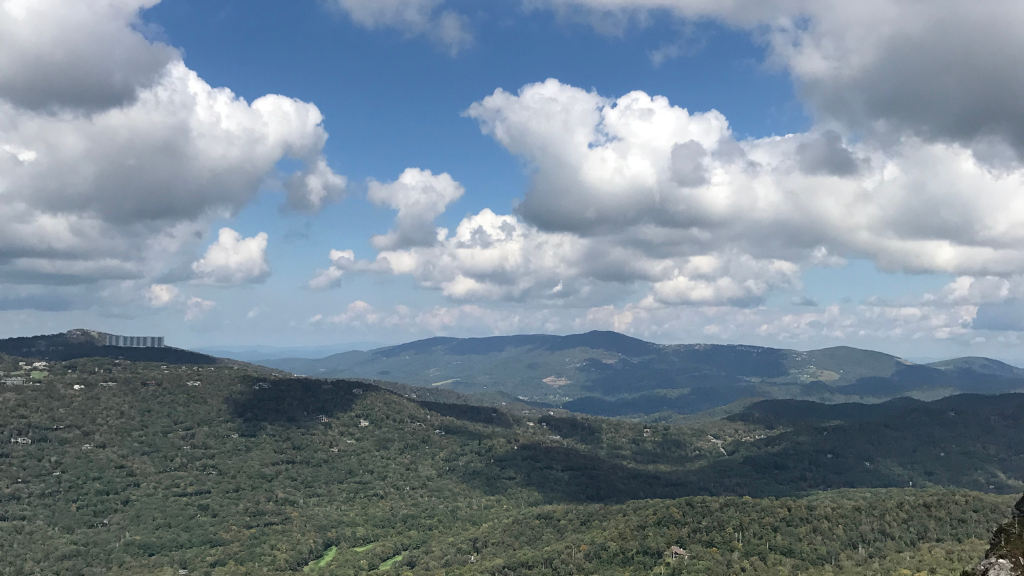 clouds mountains nc